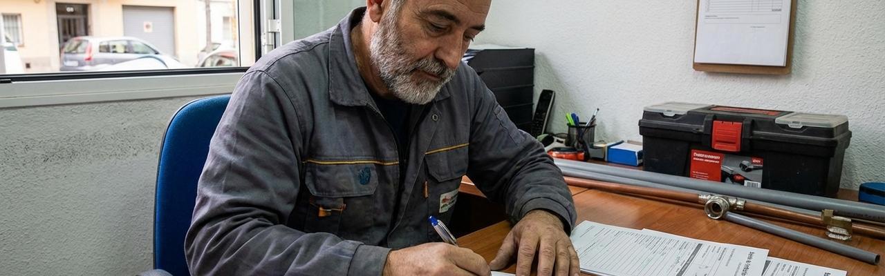 Emisión de boletines de fontanería en maracena