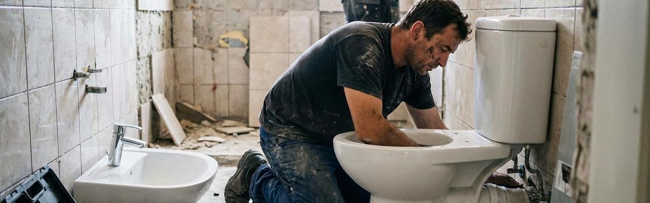 Instalación de sanitarios y grifería en maracena